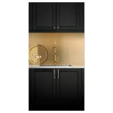 IKEA EKBACKEN (ИКЕА ЕКБАСКЕН) - Столешница изготовлена по индивидуальному заказу, белый мрамор/ламинат, 30-45x2,8 см — фото 7
