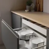 IKEA UPPDATERA (ИКЕА УППДАТЕРА) — Держатель для тарелок, антрацит, 19-31 см — фото 3
