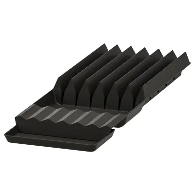 IKEA UPPDATERA (ИКЕА УППДАТЕРА) — Держатель для ножей, антрацит, 20x50 см