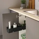 IKEA UPPDATERA (ИКЕА УППДАТЕРА) — Корзина с горкой, антрацит, 50x15x12 см — фото 3
