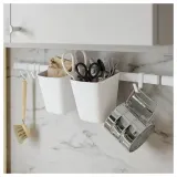IKEA SUNNERSTA (ИКЕА СУННЕРСТА) — Контейнер, белый, 12x11 см — фото 2