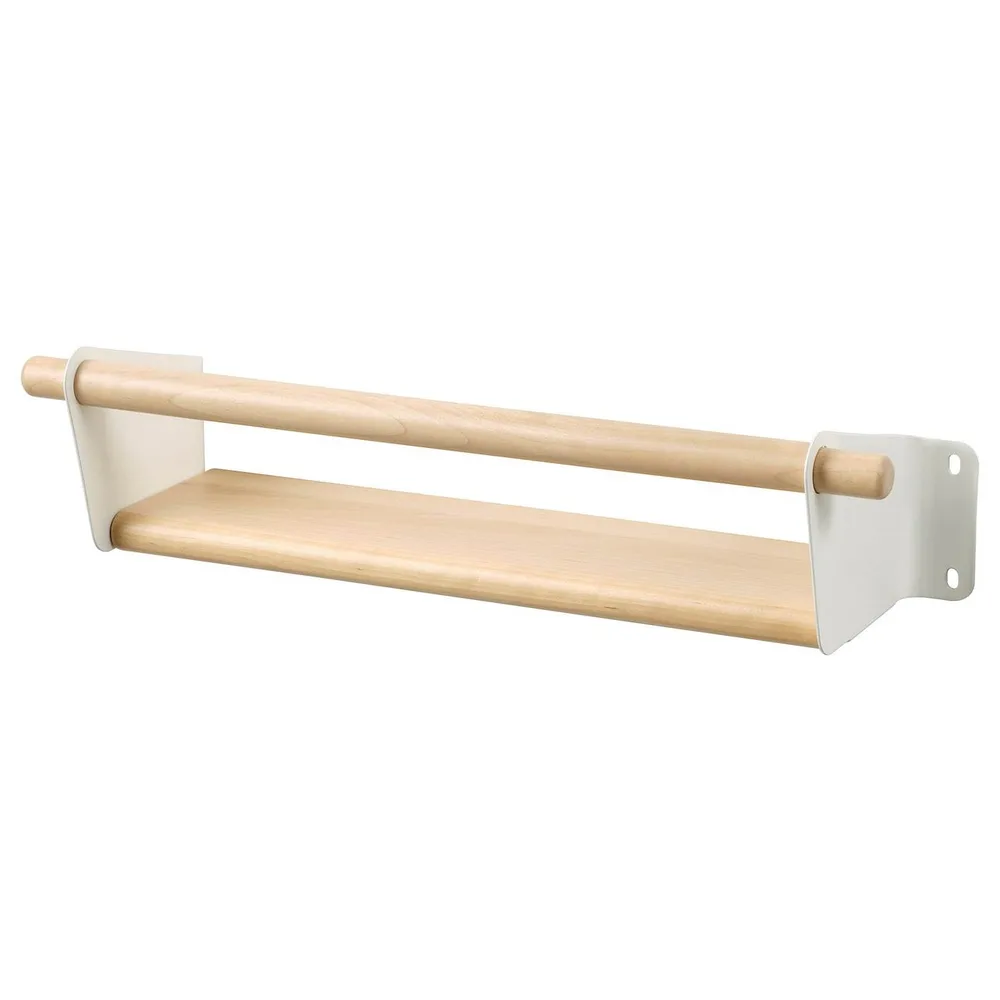 IKEA NEREBY (ИКЕА НЕРЕБЙ) — Настенная полка, береза, 40x10 см