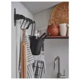 IKEA HULTARP (ИКЕА ХУЛТАРП) — Контейнер, черный, 14x16 см — фото 3