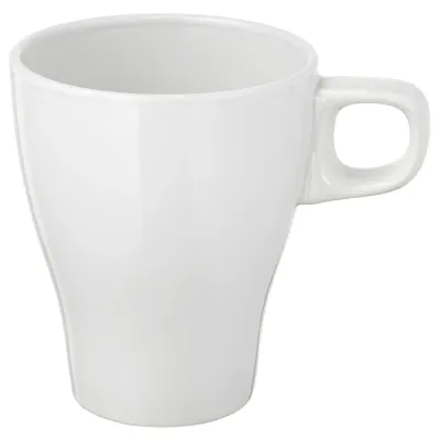 IKEA FÄRGRIK (ИКЕА ФЭРГРИК) — Кружка, керамогранит белый, 25 мл