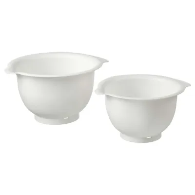 IKEA VISPAD (ИКЕА ВИСПАД) — Миска, 2 шт, белая