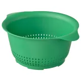 IKEA UPPFYLLD (ИКЕА УППФЙЛЛД) — Дуршлаг, ярко-зеленый, 24 см — фото 1
