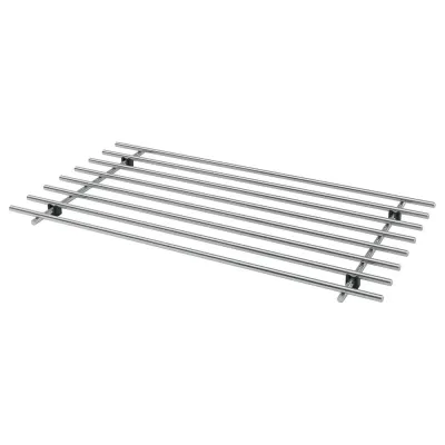 IKEA LÄMPLIG (ИКЕА ЛЭМПЛИГ) — Блюдце, нержавеющая сталь, 50x28 см