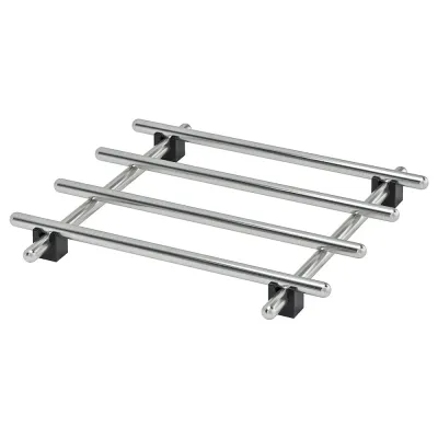 IKEA LÄMPLIG (ИКЕА ЛЭМПЛИГ) — Блюдце, нержавеющая сталь, 18x18 см