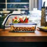IKEA IKEA 365+ (ИКЕА ИКЕА 365+) — Контейнер для пищевых продуктов, прямоугольный/стеклянный, 1,0 л — фото 8