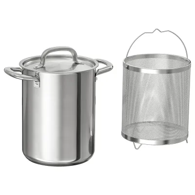 IKEA IKEA 365+ (ИКЕА ИКЕА 365+) — Кастрюля со вставкой, нержавеющая сталь, 5,0 л