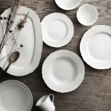 IKEA UPPLAGA (ИКЕА УППЛАГА) — Сервиз, 18 штук, белый — фото 3