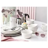 IKEA OFANTLIGT (ИКЕА ОФАНТЛИГТ) — Тарелка, белая, 28 см — фото 7