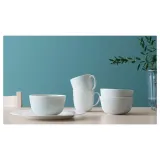 IKEA OFANTLIGT (ИКЕА ОФАНТЛИГТ) — Тарелка, белая, 28 см — фото 8