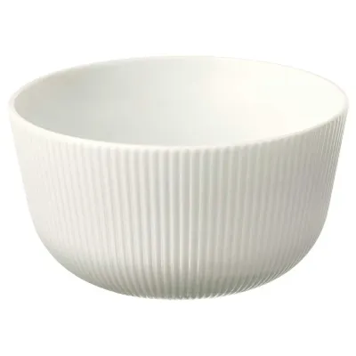 IKEA OFANTLIGT (ИКЕА ОФАНТЛИГТ) — Миска, белая, 13 см