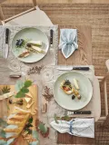 IKEA FÄRGKLAR (ИКЕА ФЭРГКЛАР) — Сервиз, 18 штук, зеленый матовый — фото 4