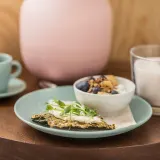 IKEA FÄRGKLAR (ИКЕА ФЭРГКЛАР) — Сервиз, 18 шт, матовый светло-бирюзовый — фото 4