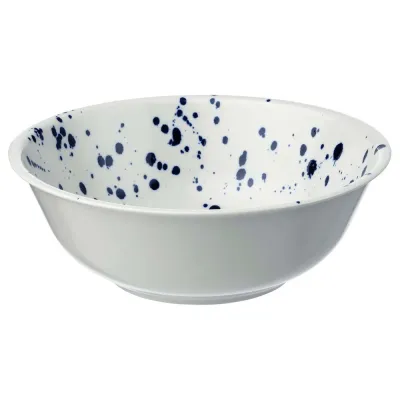 IKEA SILVERSIDA (ИКЕА СИЛВЕРСИДА) — Миска, узор/синий, 28 см