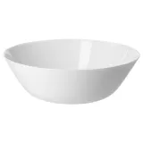 IKEA OFTAST (ИКЕА ОФТАСТ) — Миска, белая, 23 см — фото 1