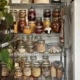 IKEA KORKEN (ИКЕА КОРКЕН) — Банка с крышкой, прозрачное стекло, 1 л — фото 6