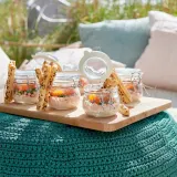 IKEA KORKEN (ИКЕА КОРКЕН) — Банка с крышкой, прозрачное стекло, 13 мл — фото 3