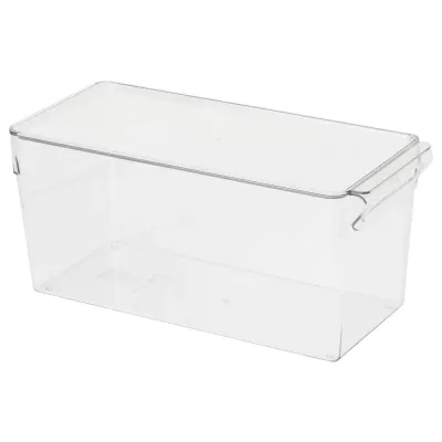 IKEA KLIPPKAKTUS (ИКЕА КЛИППКАКТУС) — Контейнер для холодильника, прозрачный, 32x14x14 см