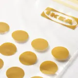 IKEA ISTAD (ИКЕА ИСТАД) — Пакет Ziplock, рисунок/черно-желтый, 1/0,4 л — фото 5