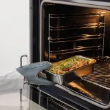 IKEA IKEA 365+ (ИКЕА ИКЕА 365+) — Контейнер для еды с крышкой, прямоугольный, нержавеющая сталь/бамбук, 1,0 л — фото 3