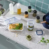 IKEA IKEA 365+ (ИКЕА ИКЕА 365+) — Контейнер для продуктов с крышкой, прямоугольный/пластик, 1,0 л — фото 3