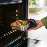 IKEA IKEA 365+ (ИКЕА ИКЕА 365+) — Контейнер для продуктов с крышкой, квадратный, нержавеющая сталь/пластик, 600 мл — фото 3
