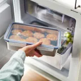 IKEA IKEA 365+ (ИКЕА ИКЕА 365+) — Контейнер для пищевых продуктов, большой прямоугольный/нержавеющая сталь, 3 л — фото 4
