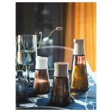 IKEA HALVTOM (ИКЕА ХАЛВТОМ) — Бутылка с наливным горлышком, стекло/коричневый, 19 см — фото 2