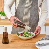 IKEA HALVTOM (ИКЕА ХАЛВТОМ) — Бутылка с наливным горлышком, стекло/коричневый, 19 см — фото 4