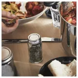 IKEA GULDFISK (ИКЕА ГУЛДФИСК) — Контейнер для специй, прозрачное стекло/нержавеющая сталь, 6 мл — фото 4