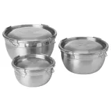 IKEA CIKLID (ИКЕА СИКЛИД) — Миска с крышкой, набор из 3 штук. — фото 1