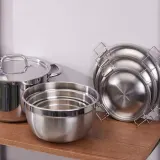 IKEA CIKLID (ИКЕА СИКЛИД) — Миска с крышкой, набор из 3 штук. — фото 6