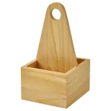 IKEA CHOKLADHAJ (ИКЕА СХОКЛАДХАЙ) — Настольный органайзер, дерево, 12x11 см — фото 1