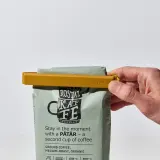 IKEA BEVARA (ИКЕА БЕВАРА) — Молния для застегивания сумки, антрацит/темно-желтый — фото 3