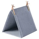 IKEA UTSÅDD (ИКЕА УТСОДД) — Домик для кошки, серый/ войлок — фото 1