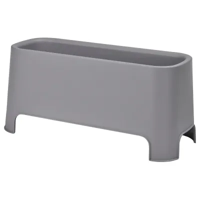 IKEA ASPAREN (ИКЕА АСПАРЕН) — Цветочный горшок, цвет серый, 89x38 см