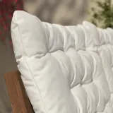 IKEA KUDDARNA (ИКЕА КУДДАРНА) — Подушка для спины, уличная, светло-серо-бежевая, 62x44 см — фото 2