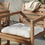 IKEA KUDDARNA (ИКЕА КУДДАРНА) — Подушка для кресла, садовая, светло-серо-бежевая, 50x50 см — фото 3
