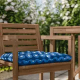 IKEA KLÖSAN (ИКЕА КЛОСАН) — Подушка для кресла, сад, темно-синий, 50x50 см — фото 3