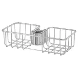 IKEA VOXNAN (ИКЕА ВОКСНАН) — Полка для душа, хром, 25x6 см — фото 1