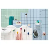 IKEA TISKEN (ИКЕА ТИСКЕН) — Корзина с присосками, белая — фото 6