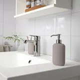 IKEA EKOLN (ИКЕА ЕКОЛН) — Дозатор для мыла, бежевый — фото 3