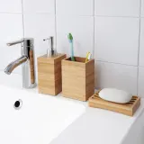 IKEA DRAGAN (ИКЕА ДРАГАН) — Тумба для зубных щеток, бамбук — фото 5