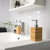 IKEA DRAGAN (ИКЕА ДРАГАН) — Тумба для зубных щеток, бамбук — фото 6