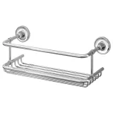 IKEA BROFJÄRDEN (ИКЕА БРОФЙЭРДЕН) — Душевая полка, хромированный эффект, 33x12 см — фото 1