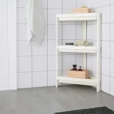 IKEA VESKEN (ИКЕА ВЕСКЕН) — Угловой блок, белый, 33x33x71 см — фото 5