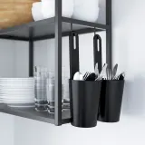 IKEA ENHET (ИКЕА ЕНХЕТ) — Крючок, антрацит, 6x24 мм — фото 2